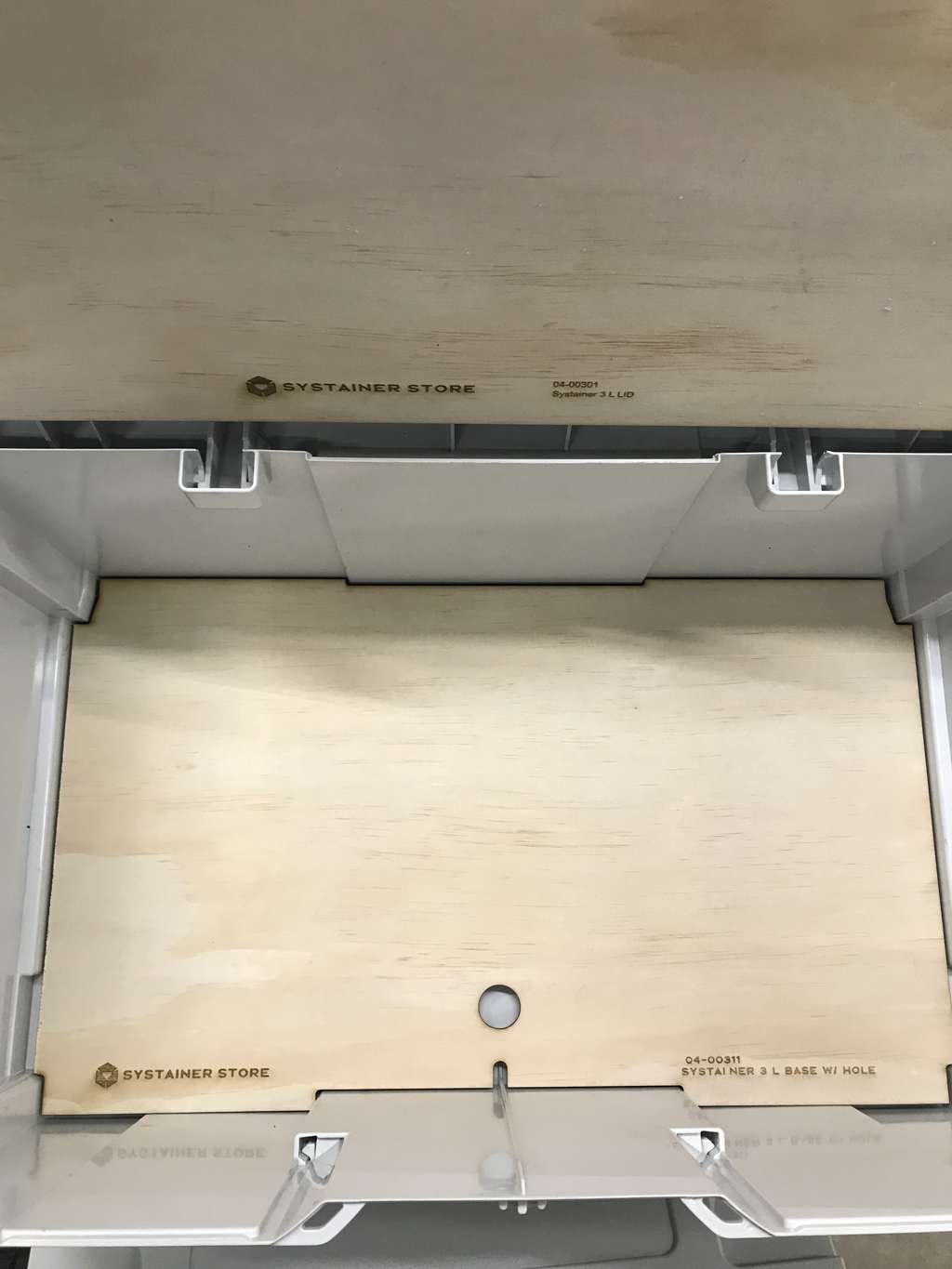 Systainer³ L Base Insert with Finger Hole - 2.7 mm Plywood