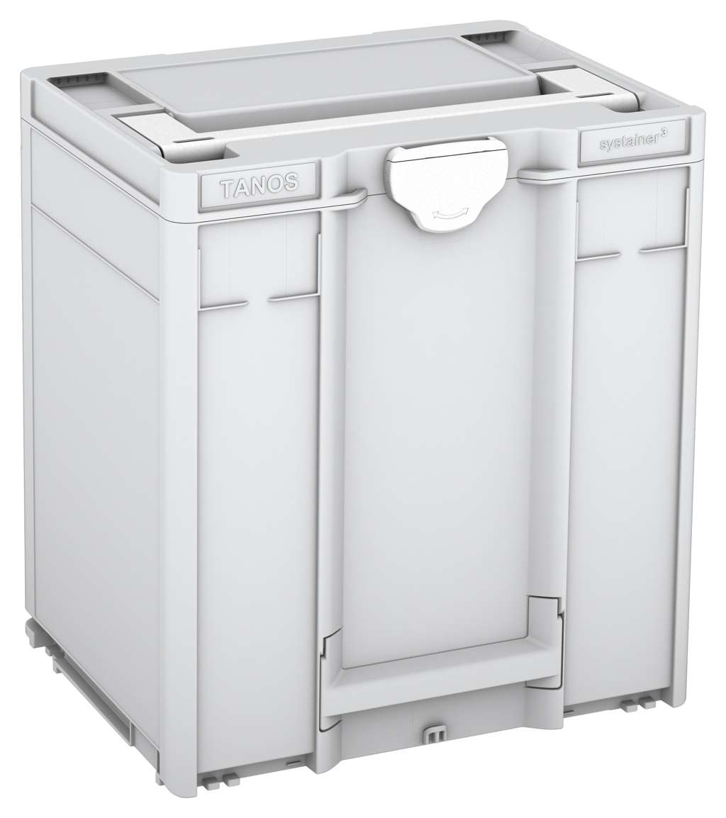 Systainer³ M 437, Light Grey with White lid handle and White catches