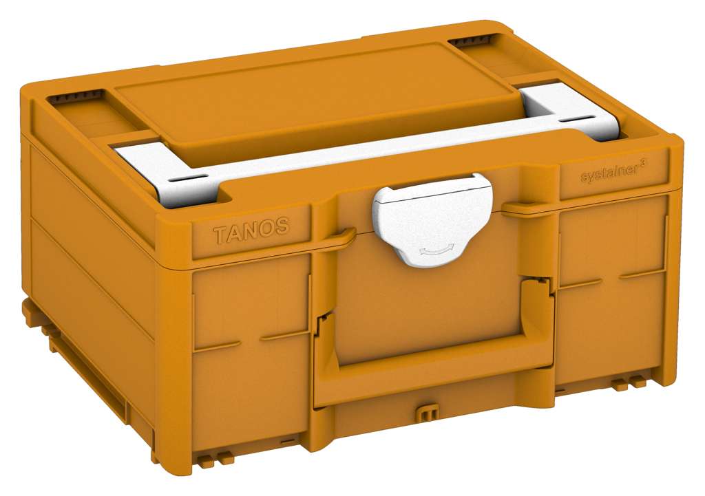 Systainer³ M 187, Daffodil Yellow with White lid handle and White catches