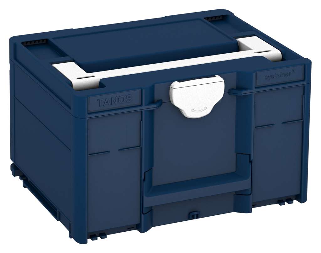 Systainer³ M 237, Sapphire Blue with White lid handle and White catches
