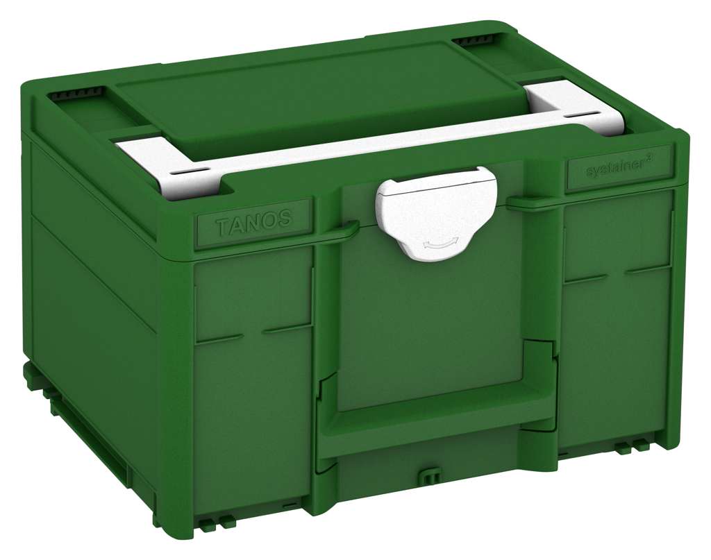 Systainer³ M 237, Emerald Green with White lid handle and White catches