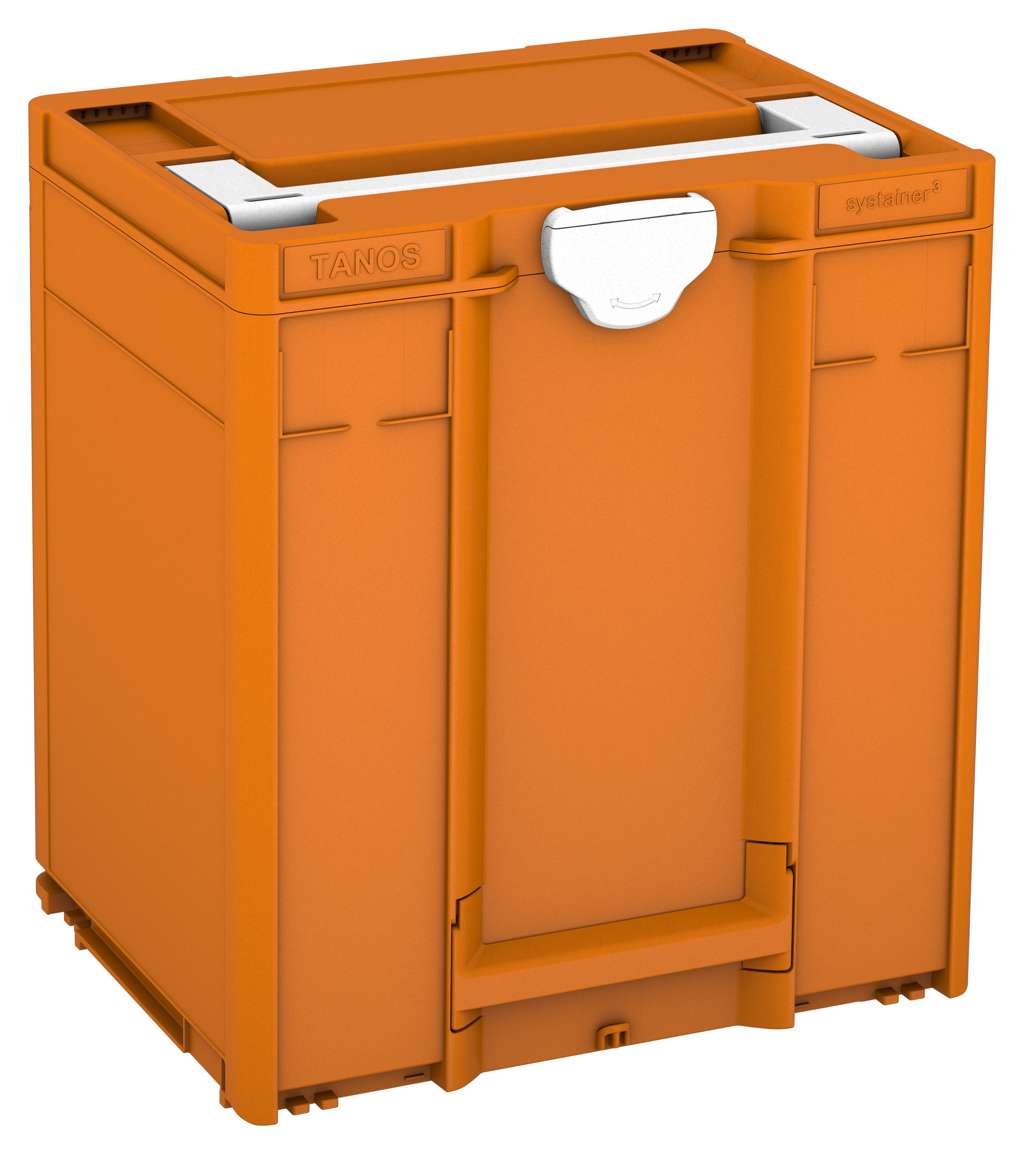 Systainer³ M 437, Deep Orange with White lid handle and White catches