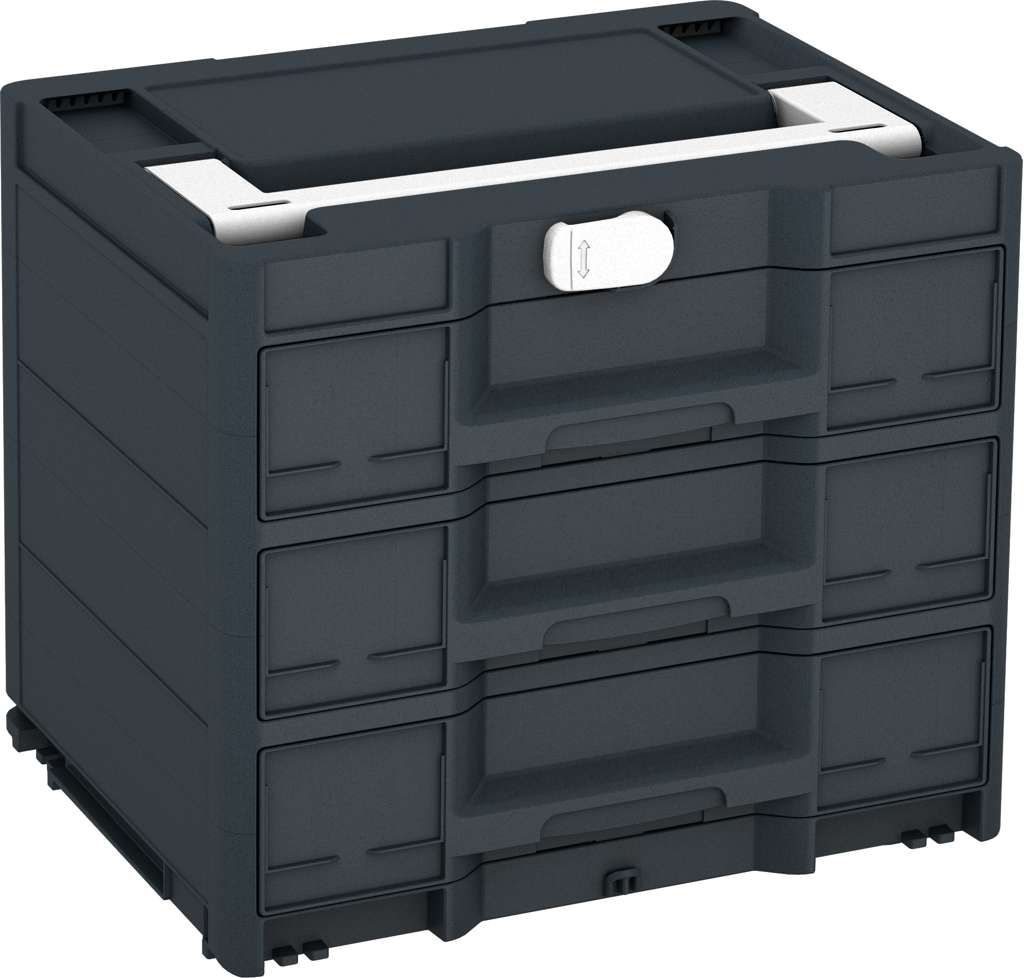 Systainer³ Sortainer/3 M 337, Anthracite with White lid handle and White catches