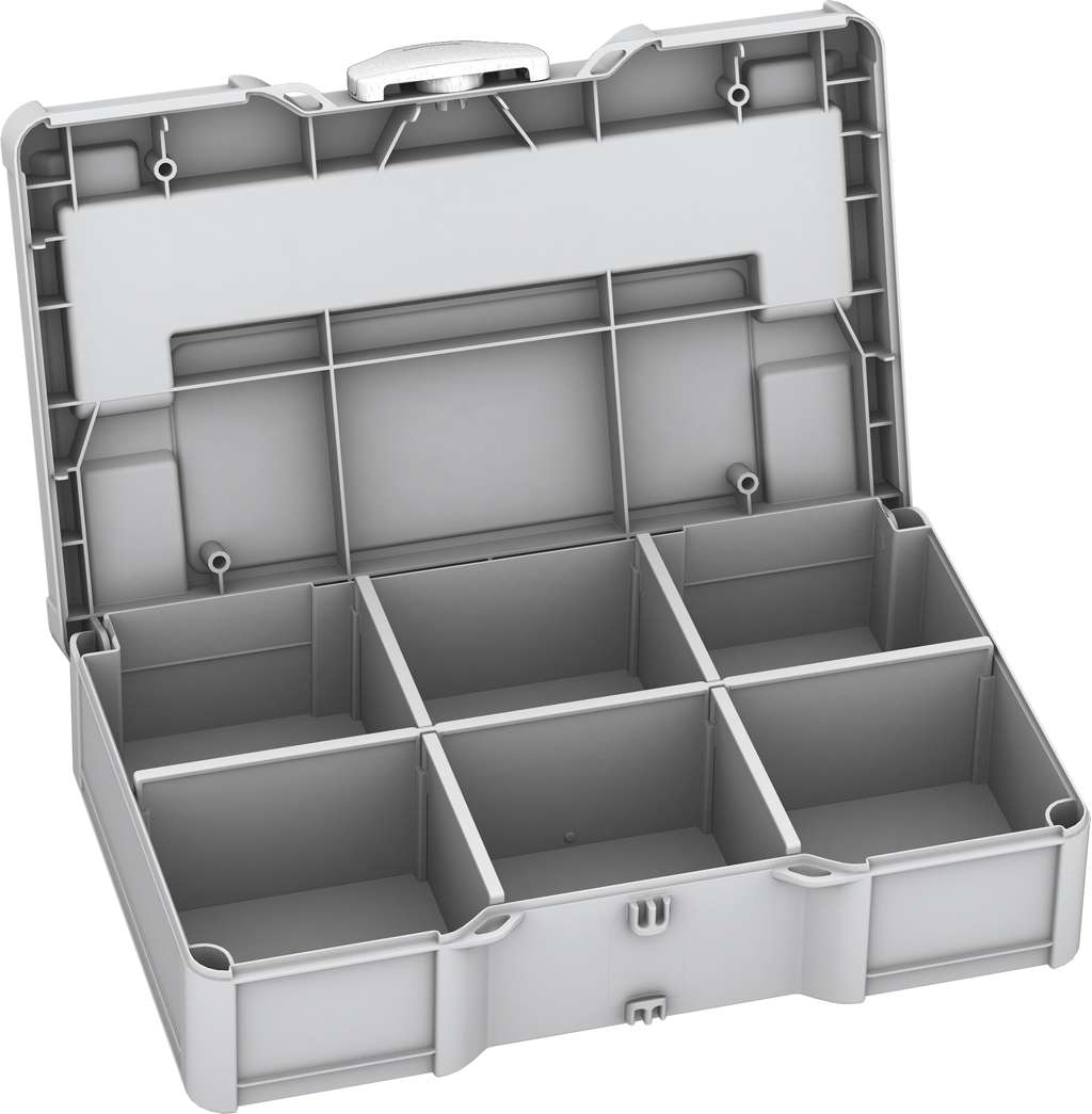 Systainer³ S 76 with Dividers, Light Grey with White catches