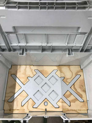 Systainer3 L Base Insert with Cross Cutout - 1/4" Plywood