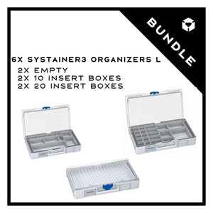 Systainer3 Organizer L, Light Grey Package
