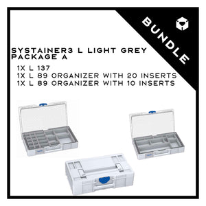 Systainer3 L Light Grey Package A