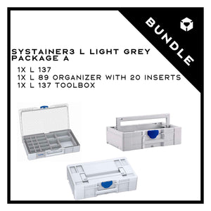 Systainer3 L Light Grey Package B