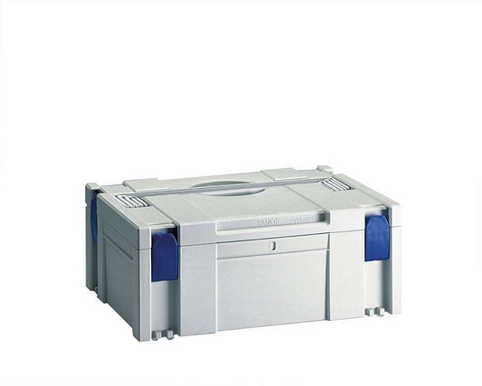 systainer II Classic, Light Grey with Signal Blue catches