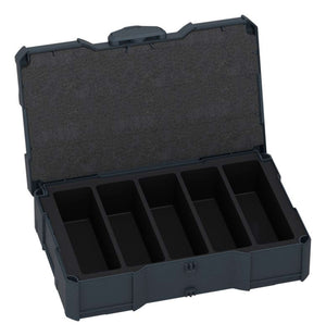 5x MINI-systainer T-Loc I with 5 division insert, Anthracite