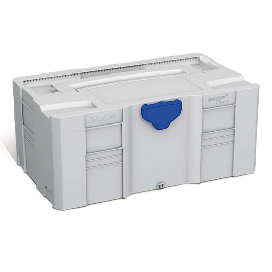 MIDI-systainer T-Loc III, Light Grey with Signal Blue catches