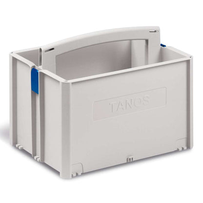 systainer Tool-Box 2, Light Grey with Signal Blue catches