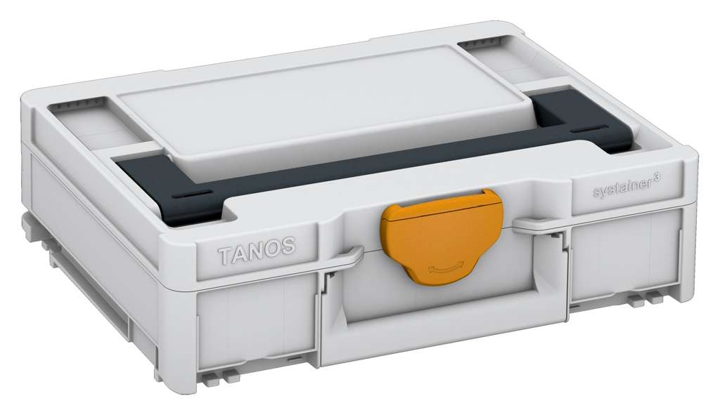 Systainer³ M 112, Light Grey with Anthracite lid handle and Daffodil Yellow catches
