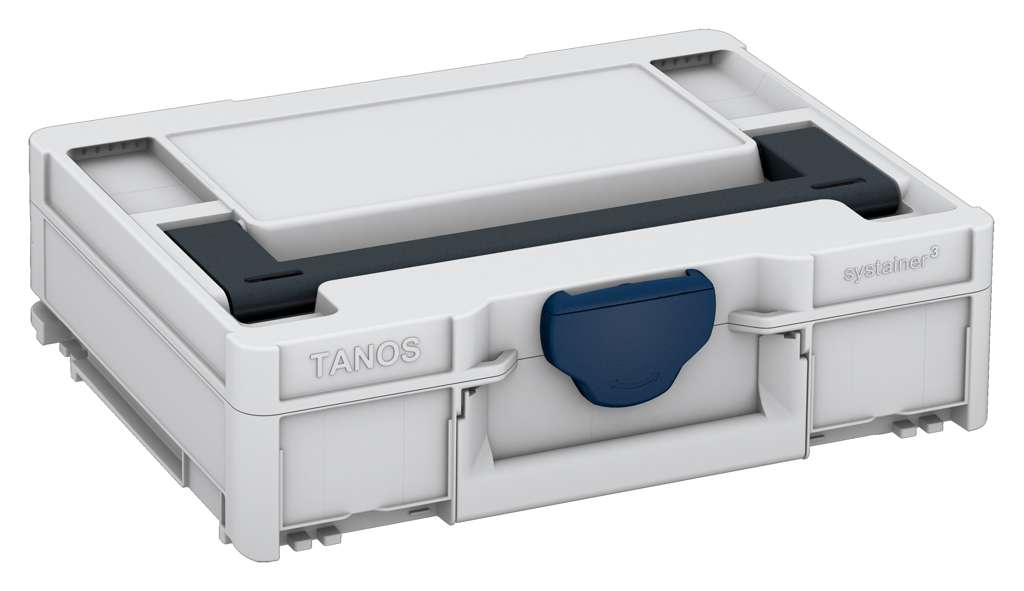 Systainer³ M 112, Light Grey with Anthracite lid handle and Sapphire Blue catches