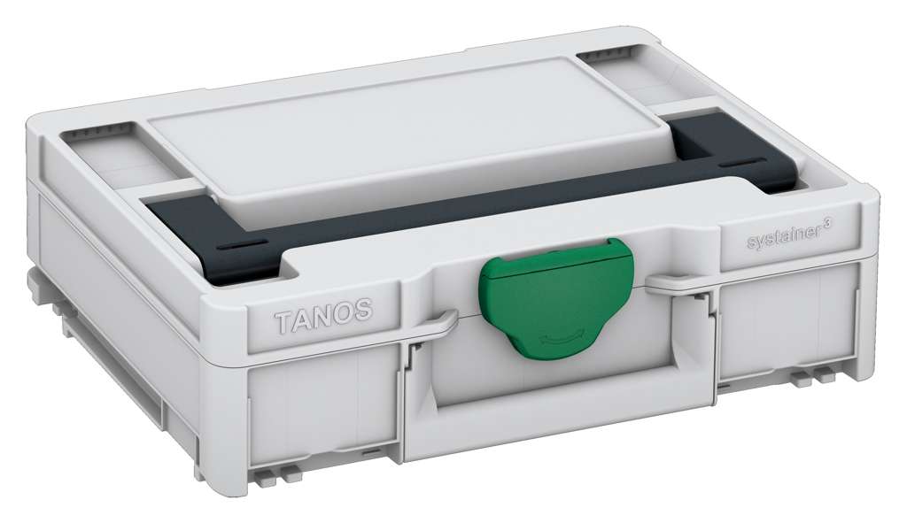 Systainer³ M 112, Light Grey with Anthracite lid handle and Signal Green catches