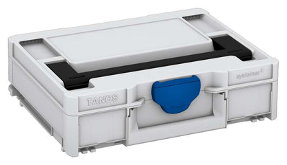Systainer³ M 112, Light Grey with Black lid handle and Signal Blue catches