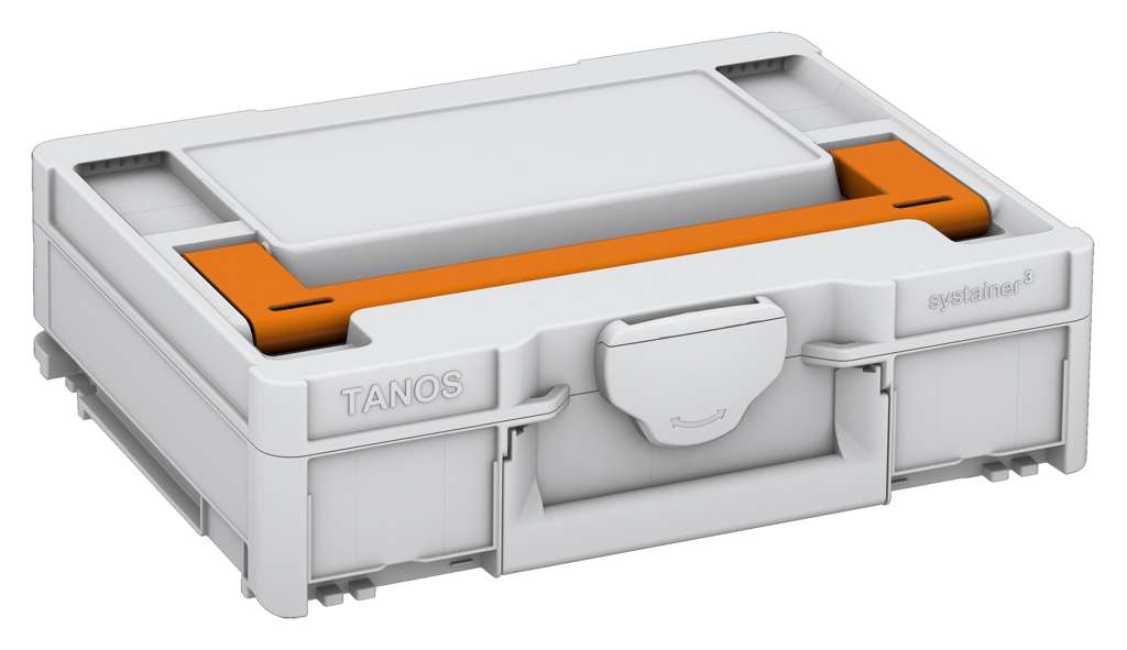 Systainer³ M 112, Light Grey with Deep Orange lid handle