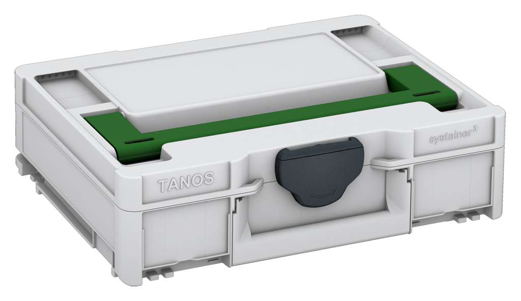 Systainer³ M 112, Light Grey with Emerald Green lid handle and Anthracite catches