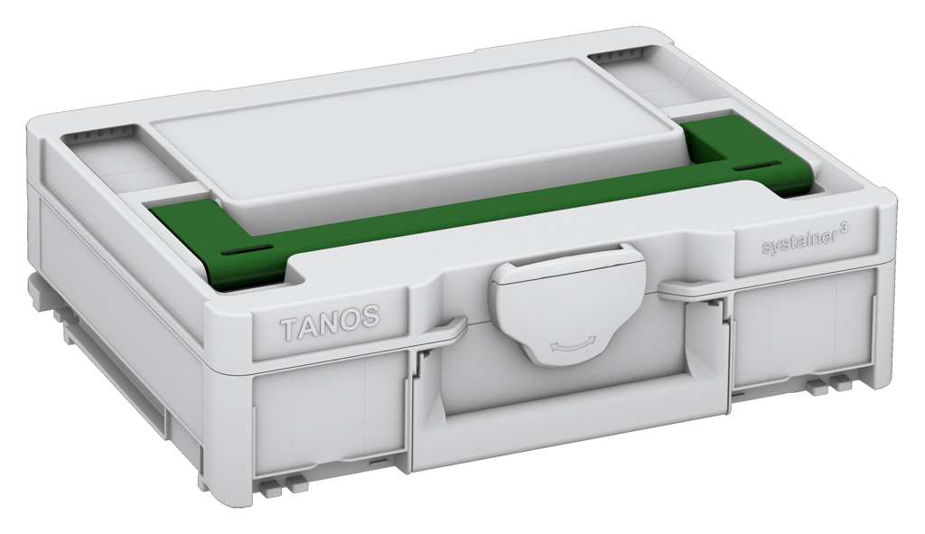 Systainer³ M 112, Light Grey with Emerald Green lid handle