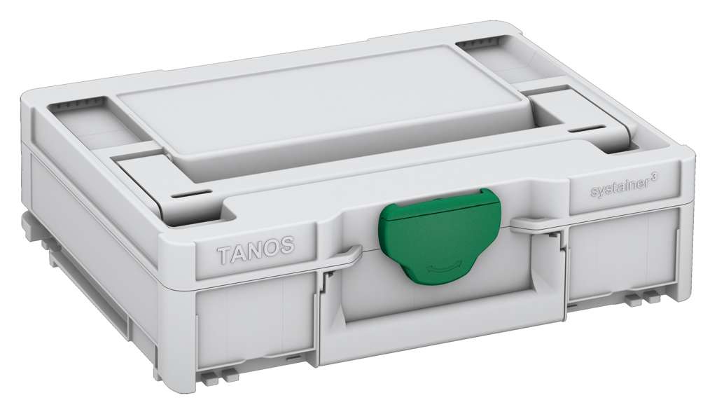 Systainer³ M 112, Light Grey with Signal Green catches