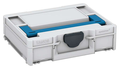 Systainer³ M 112, Light Grey with Sky Blue lid handle and Anthracite catches