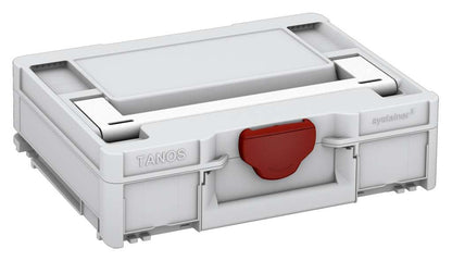 Systainer³ M 112, Light Grey with White lid handle and Carmine Red catches