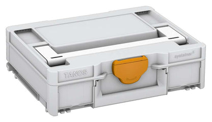 Systainer³ M 112, Light Grey with White lid handle and Daffodil Yellow catches