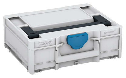 Systainer³ M 137, Light Grey with Anthracite lid handle and Sky Blue catches
