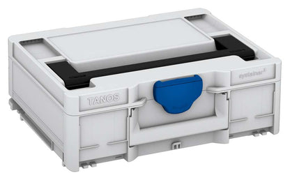 Systainer³ M 137, Light Grey with Black lid handle and Signal Blue catches