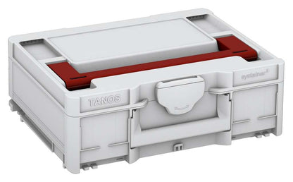 Systainer³ M 137, Light Grey with Carmine Red lid handle