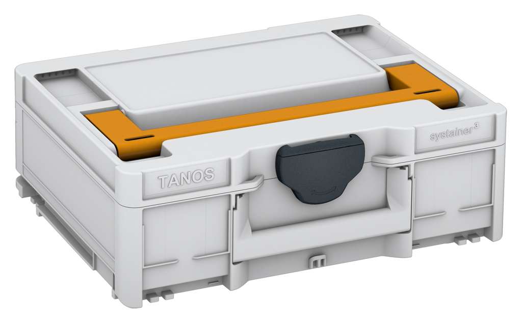Systainer³ M 137, Light Grey with Daffodil Yellow lid handle and Anthracite catches