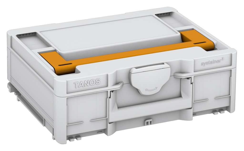 Systainer³ M 137, Light Grey with Daffodil Yellow lid handle