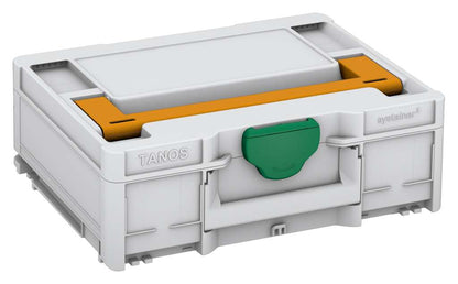 Systainer³ M 137, Light Grey with Daffodil Yellow lid handle and Signal Green catches