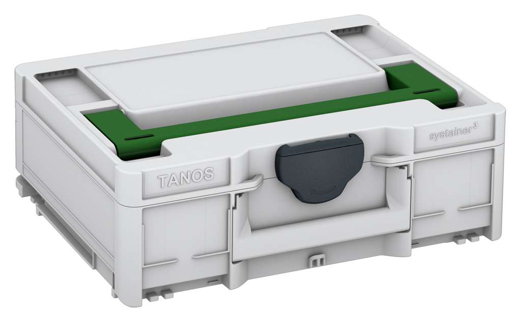 Systainer³ M 137, Light Grey with Emerald Green lid handle and Anthracite catches