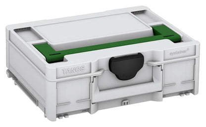 Systainer³ M 137, Light Grey with Emerald Green lid handle and Black catches