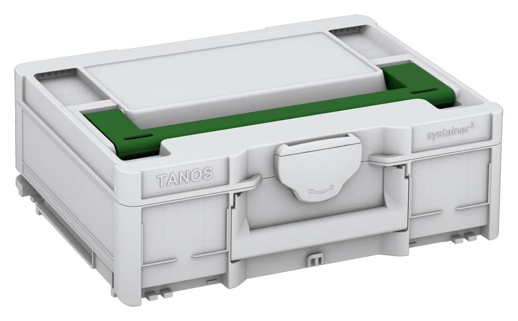 Systainer³ M 137, Light Grey with Emerald Green lid handle