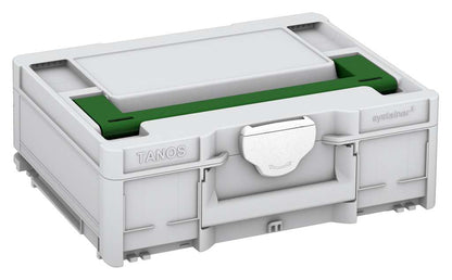 Systainer³ M 137, Light Grey with Emerald Green lid handle and White catches