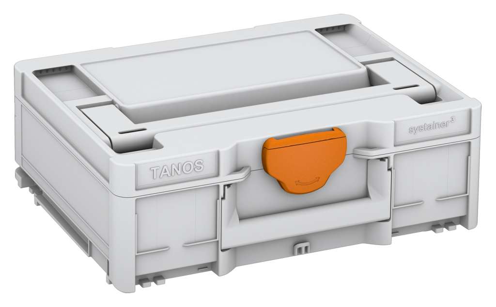 Systainer³ M 137, Light Grey with Deep Orange catches