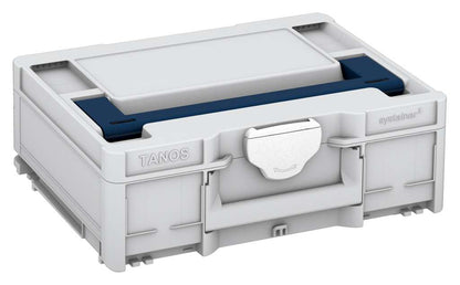 Systainer³ M 137, Light Grey with Sapphire Blue lid handle and White catches