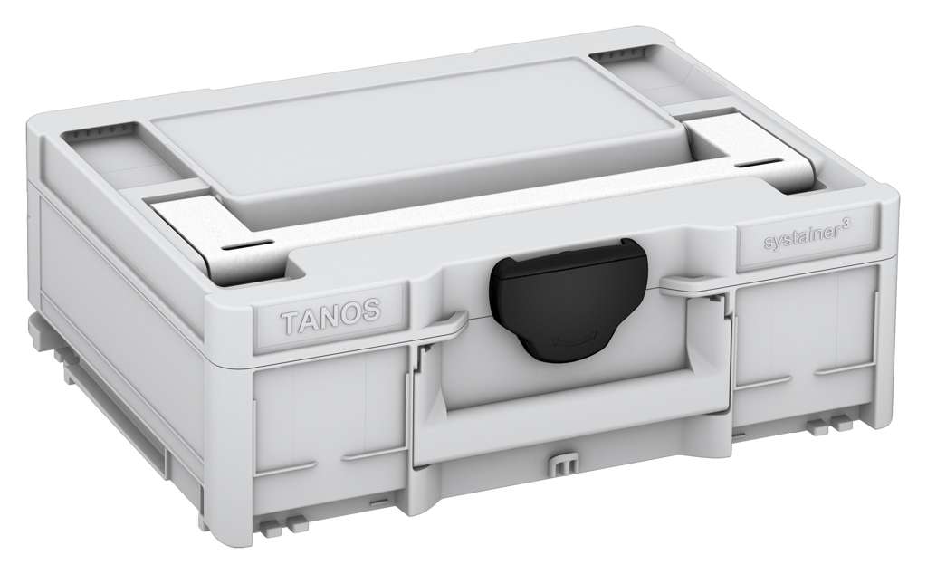 Systainer³ M 137, Light Grey with White lid handle and Black catches