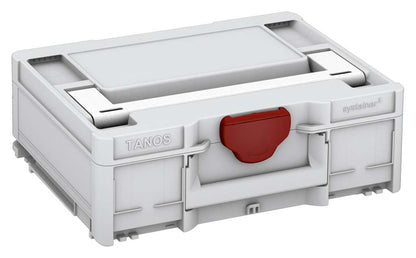 Systainer³ M 137, Light Grey with White lid handle and Carmine Red catches