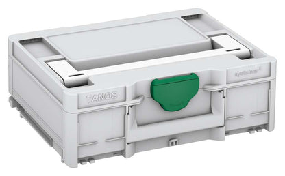 Systainer³ M 137, Light Grey with White lid handle and Signal Green catches