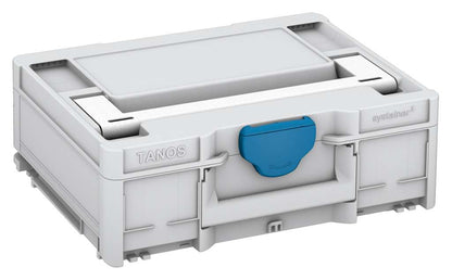 Systainer³ M 137, Light Grey with White lid handle and Sky Blue catches
