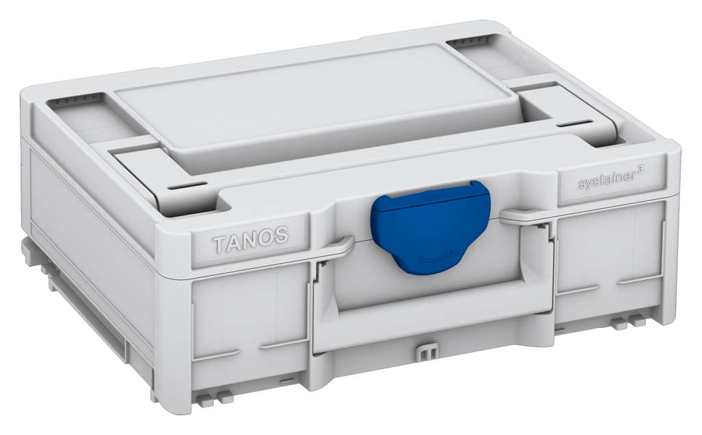Systainer³ M 137, Light Grey with Signal Blue catches