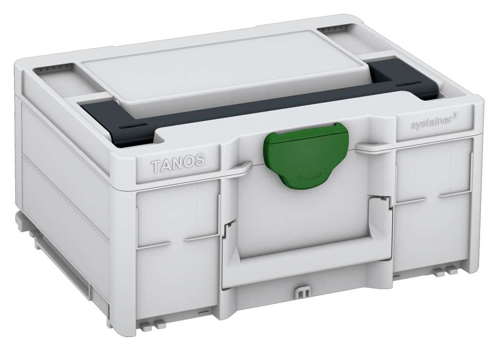 Systainer³ M 187, Light Grey with Anthracite lid handle and Emerald Green catches