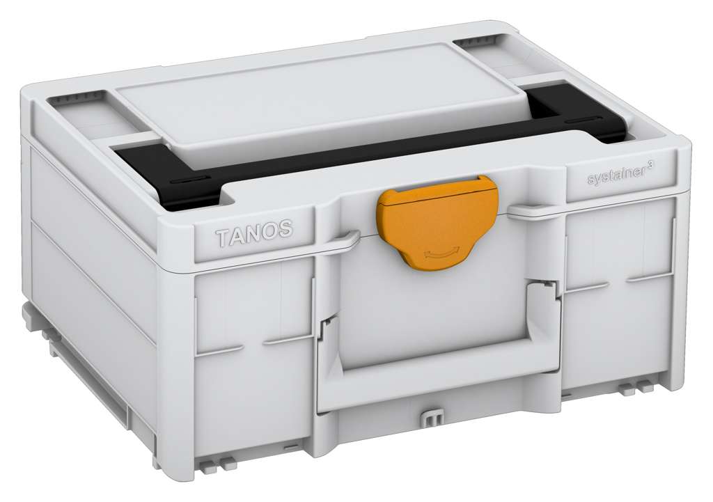 Systainer³ M 187, Light Grey with Black lid handle and Daffodil Yellow catches