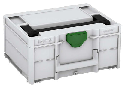Systainer³ M 187, Light Grey with Black lid handle and Emerald Green catches