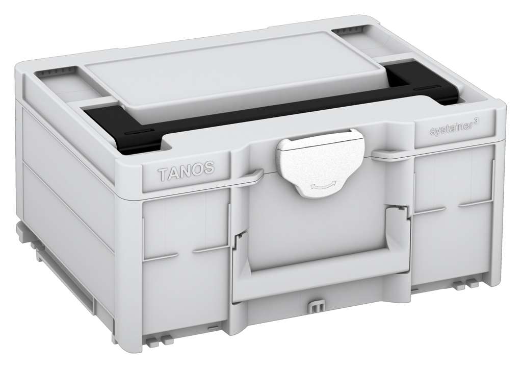 Systainer³ M 187, Light Grey with Black lid handle and White catches