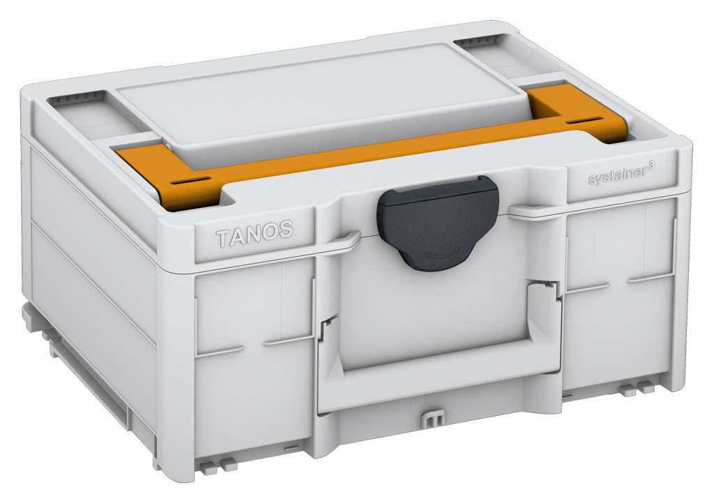 Systainer³ M 187, Light Grey with Daffodil Yellow lid handle and Anthracite catches