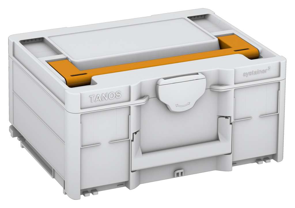 Systainer³ M 187, Light Grey with Daffodil Yellow lid handle